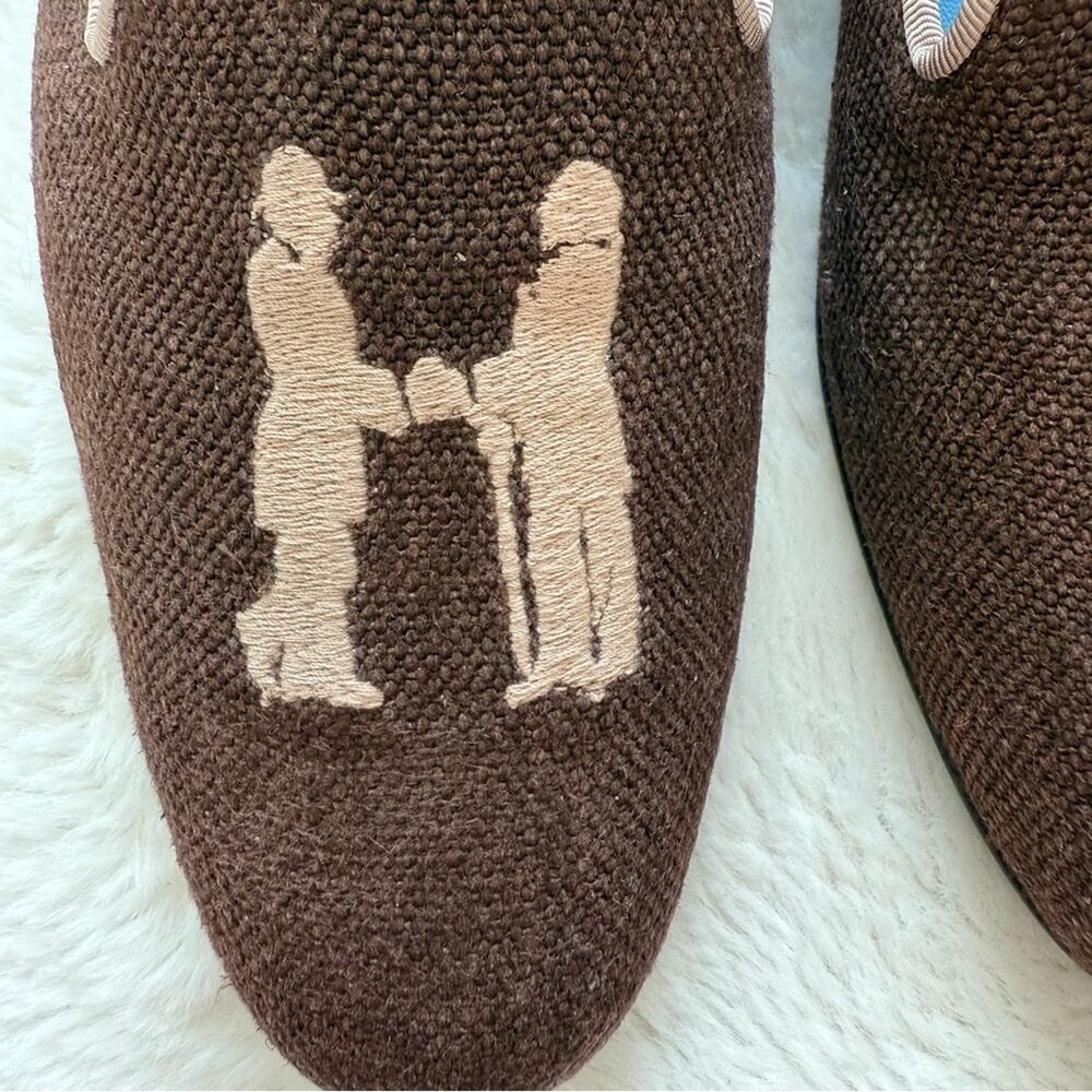 NEW!!! Hadleigh's Women Signature Logo Brown Tan shoes Size 11 Retail 595$ - Picture 2 of 5